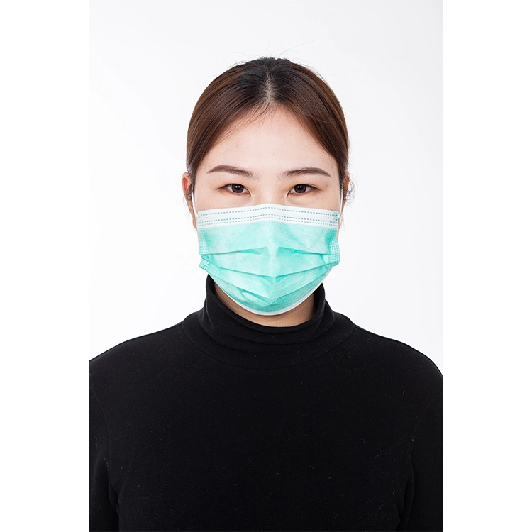 Wholesale Disposable Surgical Hospital Masks Black Face Mask 3ply Nose Mask Earloop Disposable Medical Face Mask Anti-Dust Mask for Adult From China Mascarillas