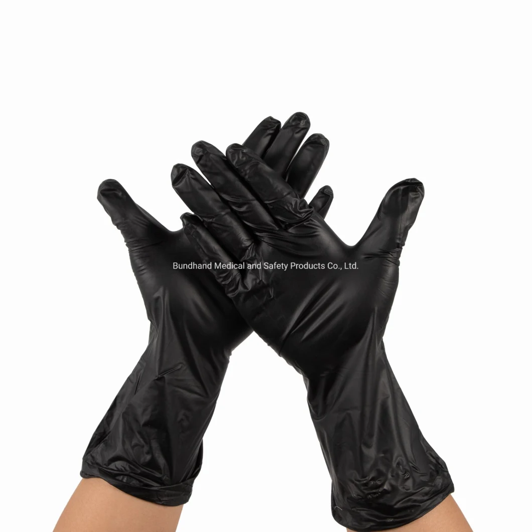 Clear Wholesale Latex Powdered Vinyl Nitrile Blend Disposable PVC Gloves for Food Examination Latex Free with Mdr Non Medical Gloves 5% off