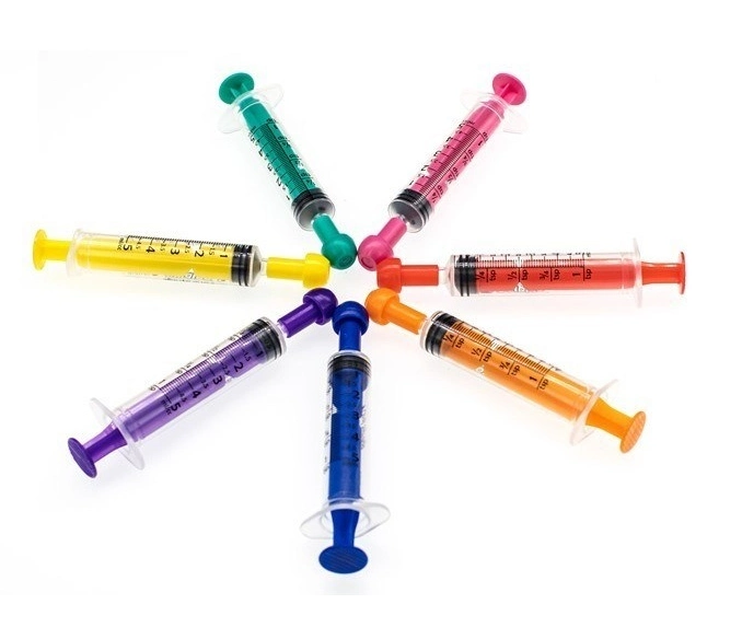 Steroid Irrigation Insulin Disposable Safety Plastic Medical Oral Syringe for Single Use Only 5ml