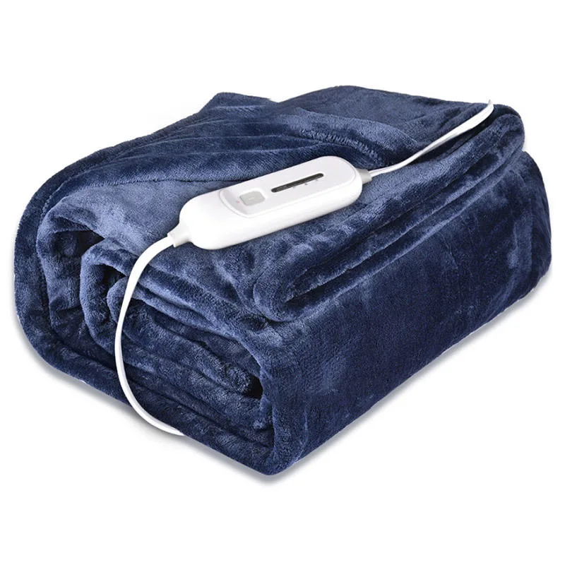 Brillmax Reversible Sherpa Washable Fast Electric Heating Blankets Royal Mink/ 3 Heat Settings Heated Throw Blanket