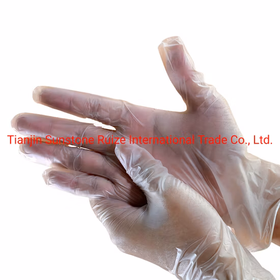 Food Grade Cheap Transparent PVC Vinyl Exam Gloves